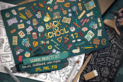 School Objects & Elements Set, an Object Graphic by BALABOLKA (Thumbnail 1 of 4)