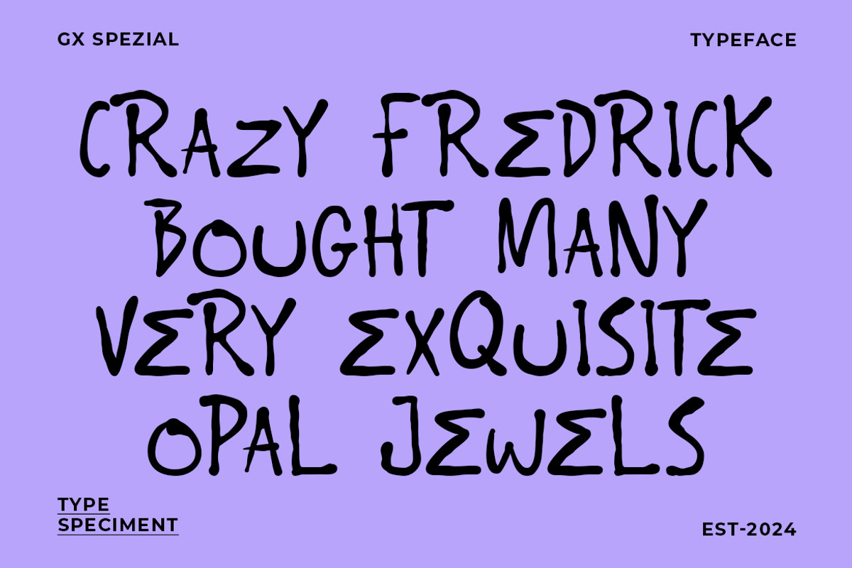 GF Spezial - Handwritten Font, a Handwritten Font by GroovyFontCo (Photo 2 of 8)