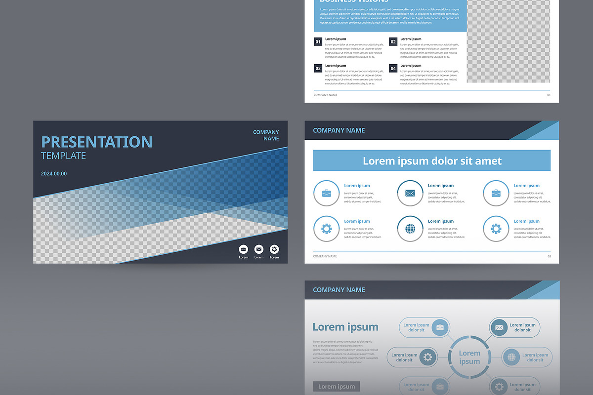 Minimal Business Presentation Template preview 3