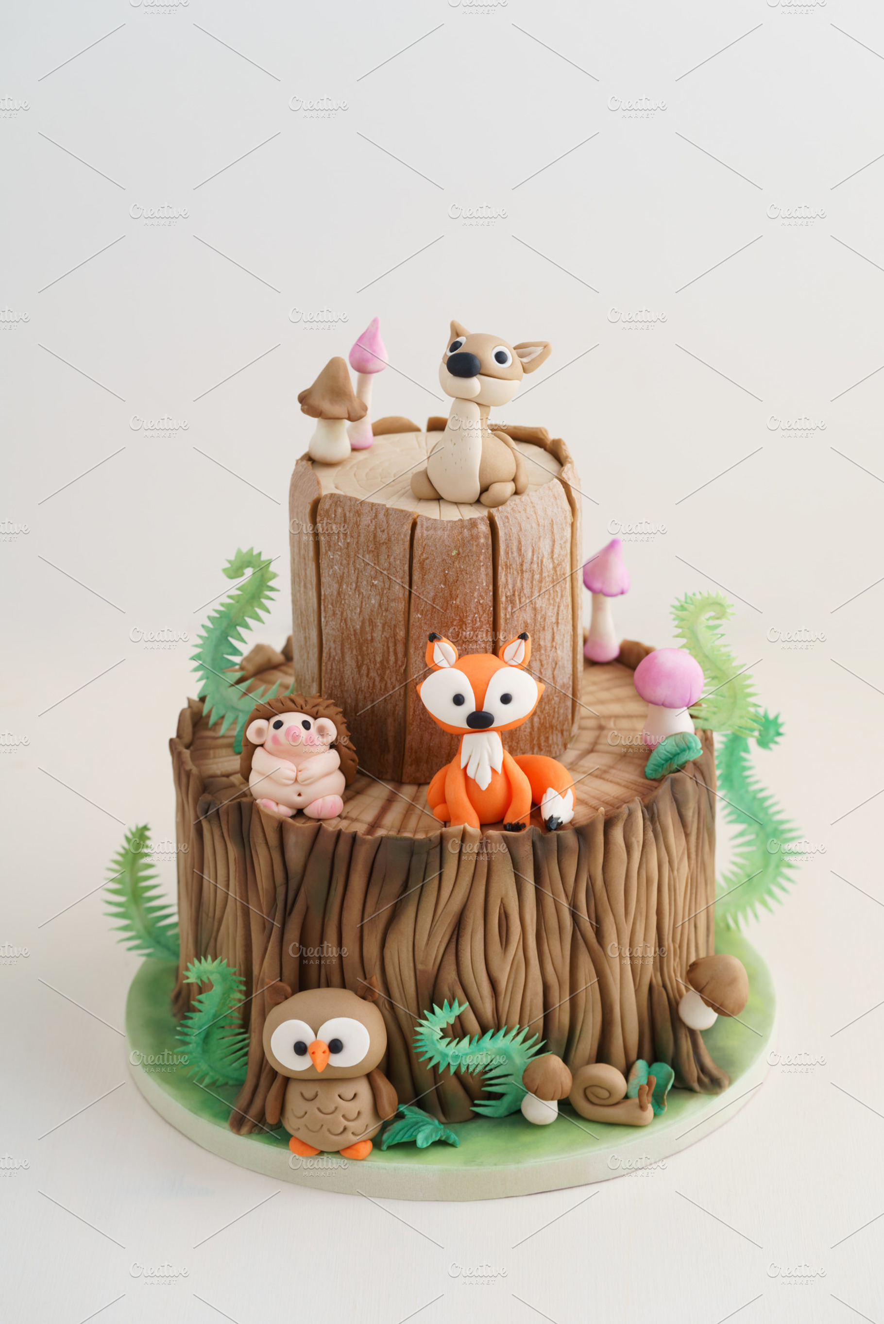 Enchanted forest cake stock photo containing cake and woodland, a Food & Drink Photo by Elisabeth Cölfen
