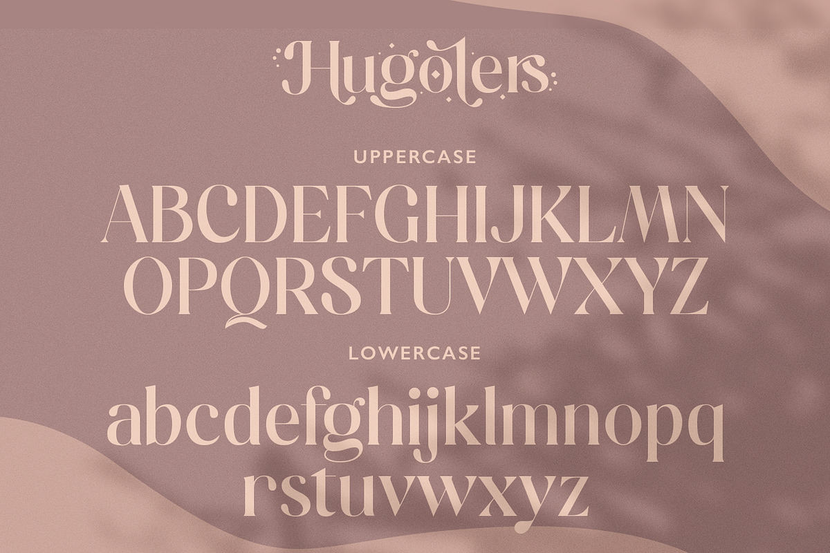 Hugolers Stylish Modern, a Serif Font by Typetemp Studio (Photo 19 of 21)