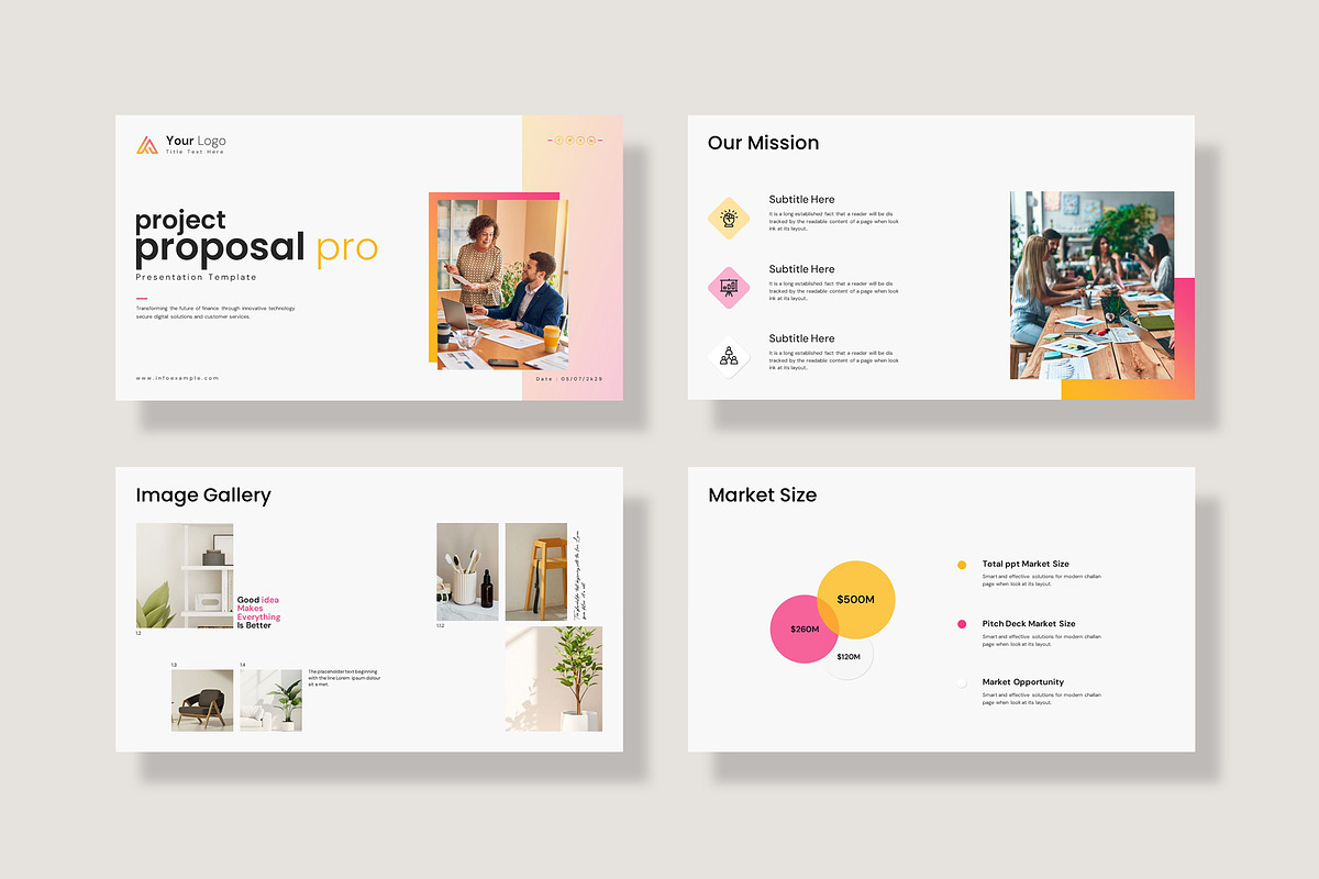 Project Proposal PowerPoint Template, a Presentation Template by evgenystudio (Photo 6 of 9)