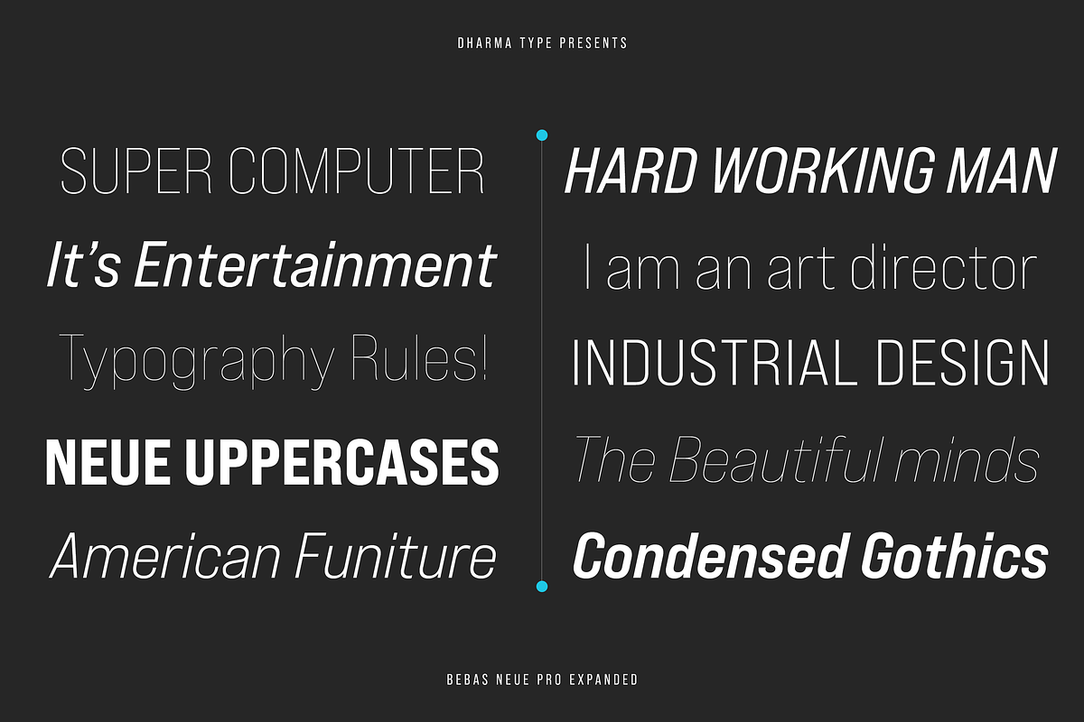 Bebas Neue Pro - Exp Family, a Sans Serif Font by Dharma Type (Photo 4 of 13)