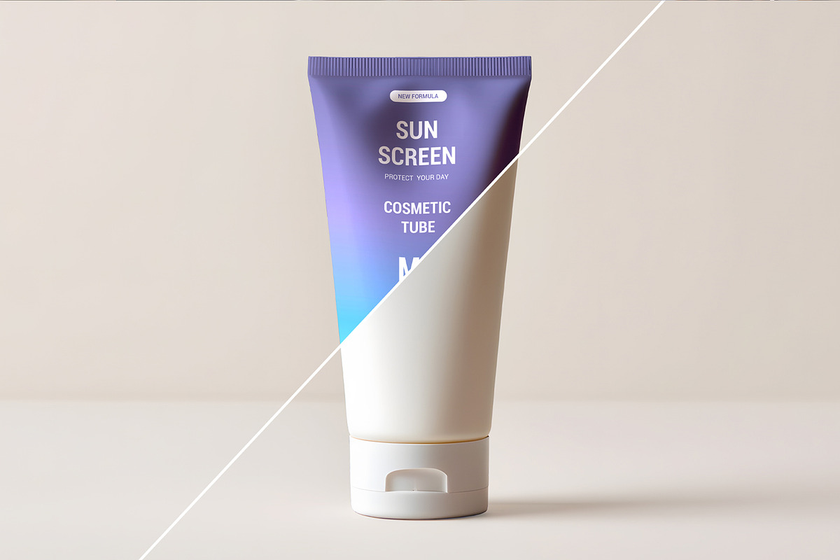 Sun Screen Cosmetic Tube Mockup, a Product Mockup by graphypix (Photo 3 of 4)