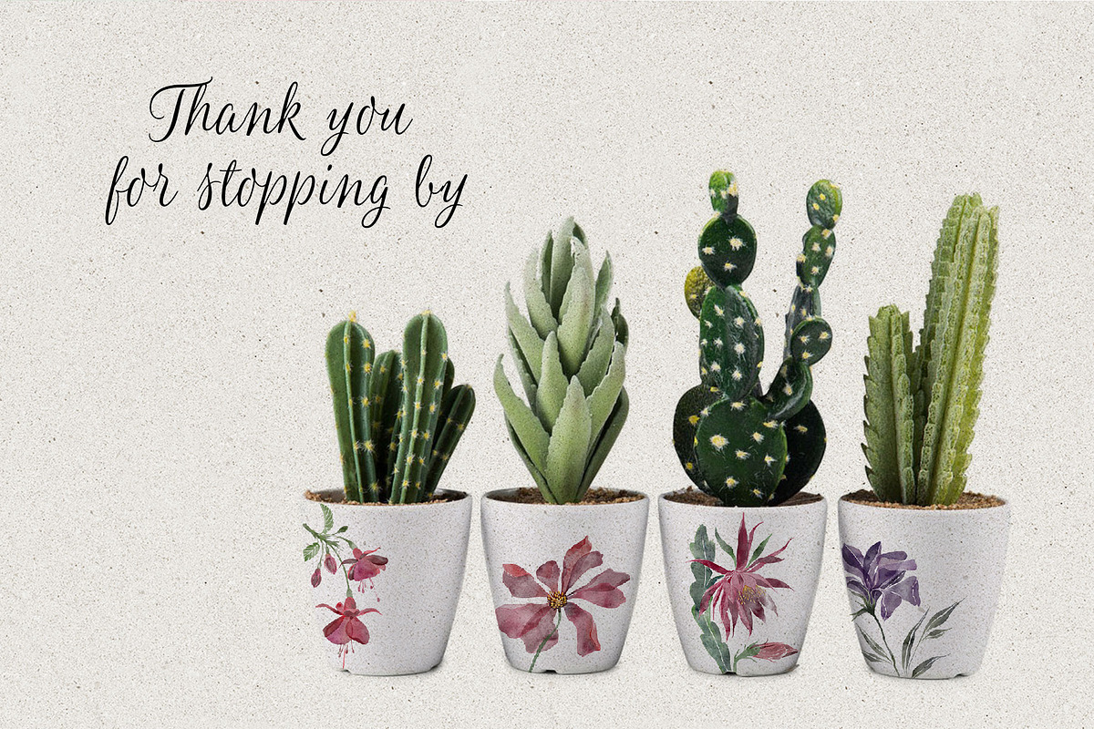 Set of transparent watercolor flower, a Decorative Illustration by RushkinaAntonina (Photo 5 of 5)