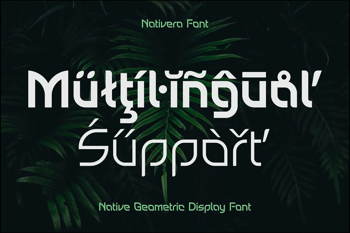 Nativera Font Family, a Sans Serif Font by Asenbayu (Photo 9 of 14)