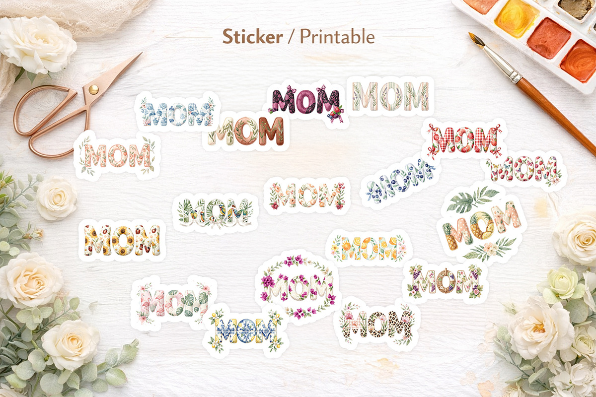 Summer Mom Sublimation PNG, an Illustration by Artnoy (Photo 7 of 8)