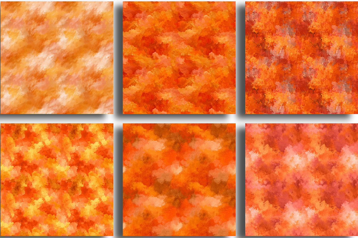 Distressed Orange Texture Digital, an Illustration by CraftArtStudio (Photo 3 of 3)