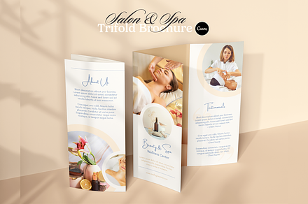 Beauty Salon & Spa Trifold Brochure, a Brochure Template by Creatif Foundry