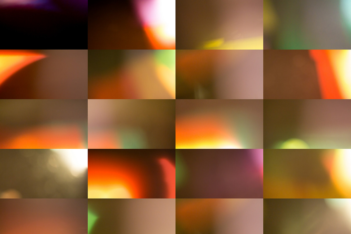 20 Light Leak Overlays - Pack 2, a Texture Graphic by cw_kennedy (Photo 3 of 3)