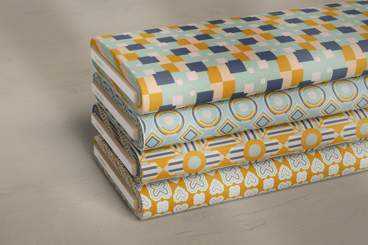 Modern Geometry | 12 Vector Patterns, a Pattern Graphic by Jennadesigns (Photo 6 of 9)