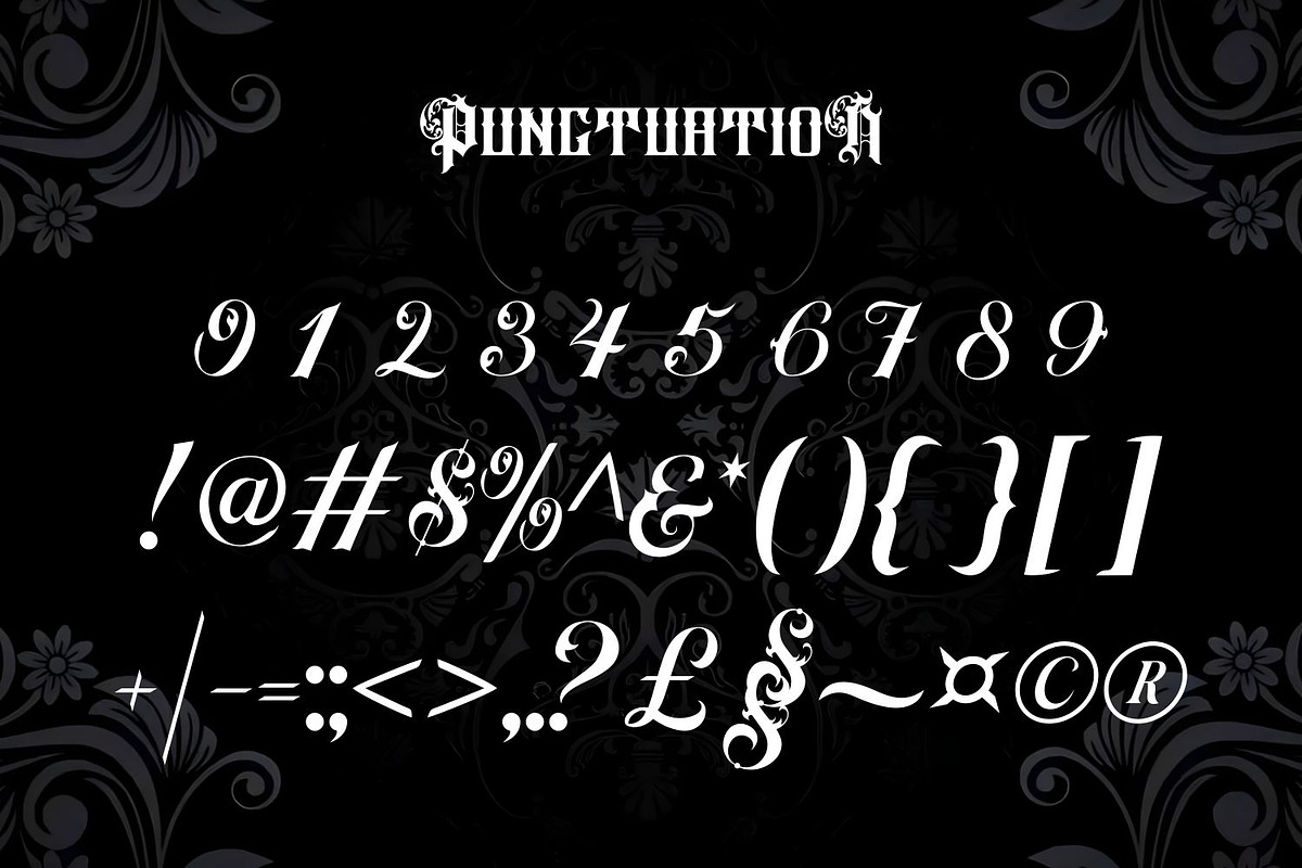 Sinister – Tattoo Script Font, a Script Font by WhymoreArt (Photo 15 of 18)