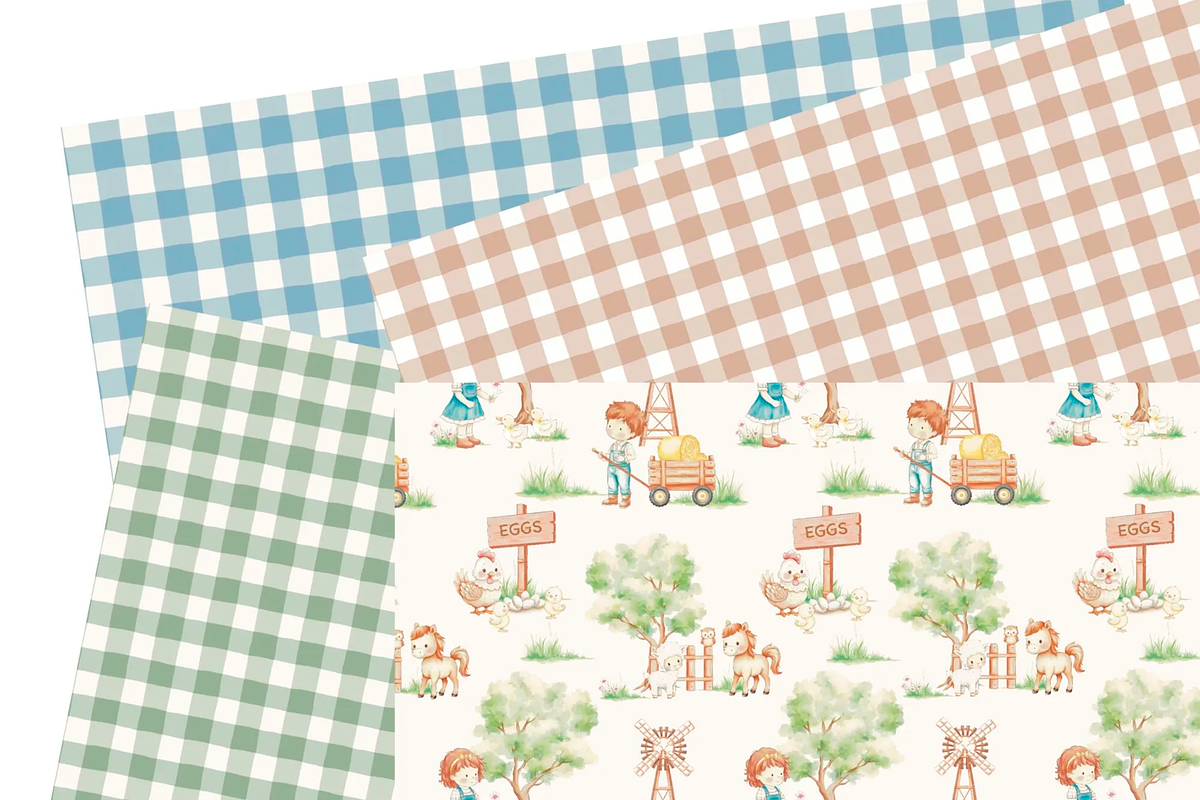 Farm Collection – Digital paper, an Illustration by Lolytop Studio (Photo 3 of 4)