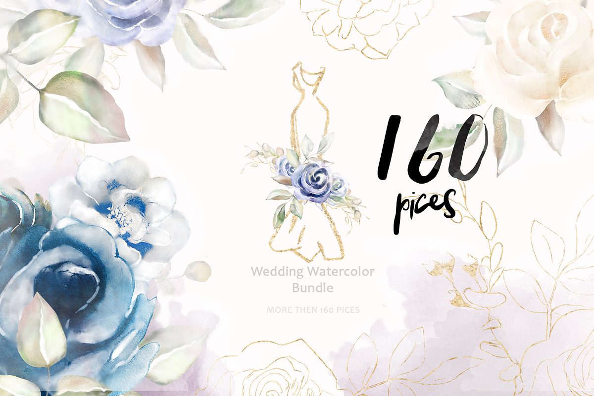Wedding Watercolor, an Illustration by Creative Shop (Photo 1 of 9)