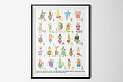Kids Zoo Alphabet with cute animals!, an Object Graphic by Lana Samokhina (Thumbnail 2 of 7)