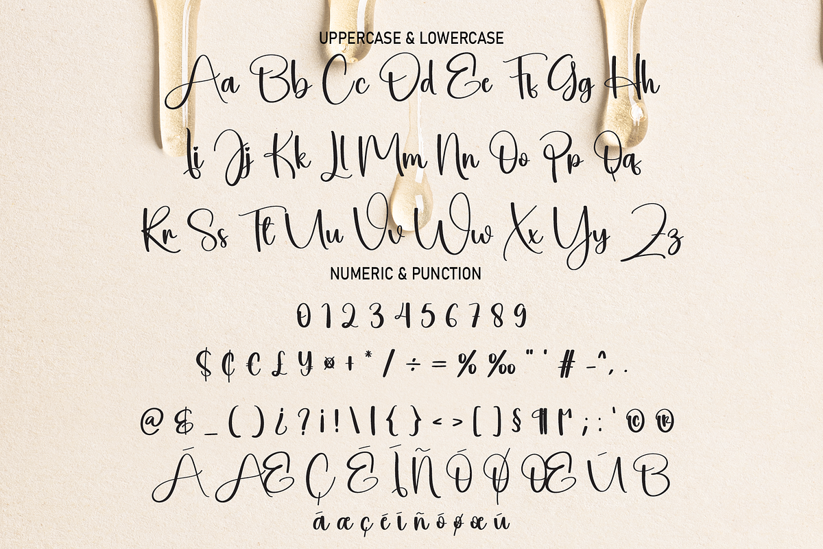Dripping | Script Font, a Script Font by Scratchones (Photo 5 of 8)
