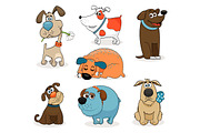 Cute dogs, a Pattern Graphic by ianakauri (Thumbnail 2 of 6)