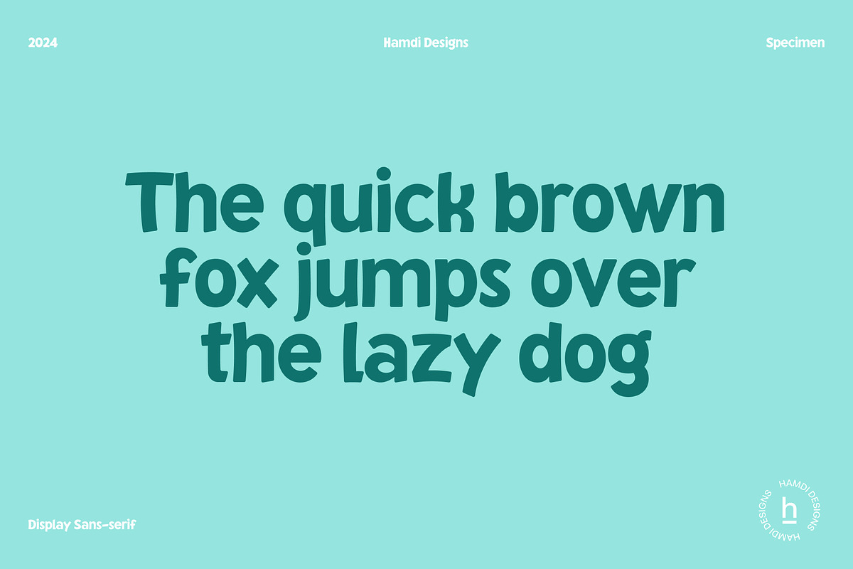 HD Pura - Fun Display Font, a Sans Serif Font by Hamdi Designs (Photo 4 of 11)