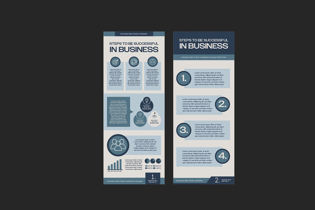 Business Success Steps Infographic, a Templates & Theme by studiogstock (Photo 2 of 2)