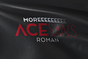 Ace Sans Roman, a Sans Serif Font by FactoryType Studio (Thumbnail 1 of 11)