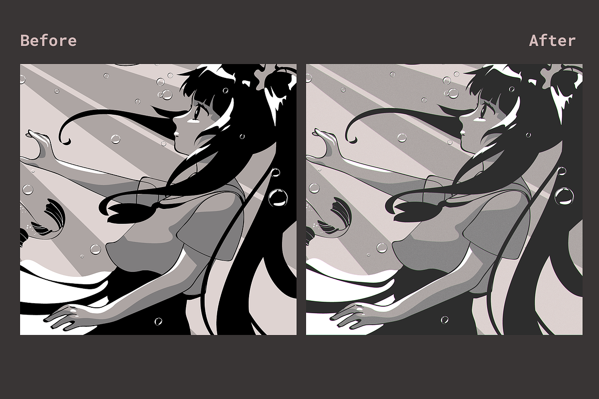 90s Anime Photoshop Template Effect, a Preset Add-On by Mock It Up (Photo 2 of 7)