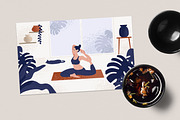 Woman doing morning yoga, a Sport Illustration by Good Studio (Thumbnail 3 of 4)