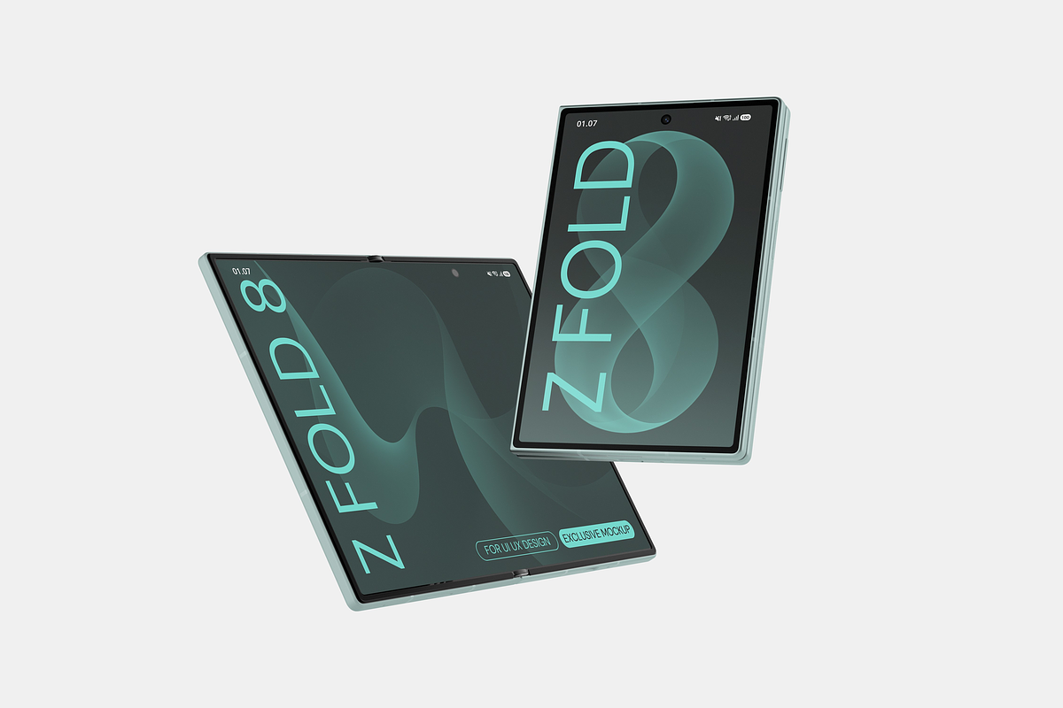 Samsung Galaxy Z Fold 8 Mockup, an Android Mockup by DSNA Mockup (Photo 4 of 5)