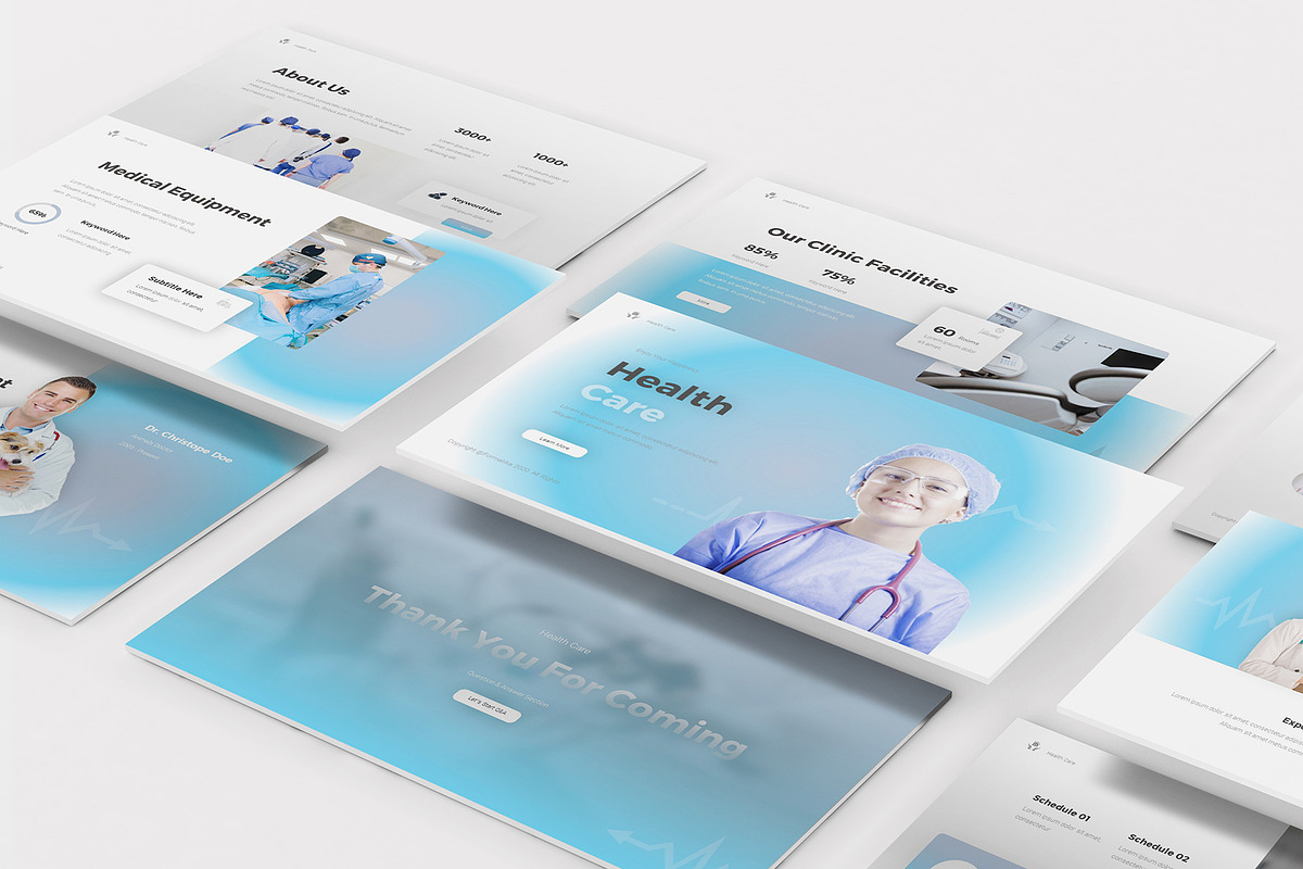 Health Care Powerpoint Template, a Presentation Template by Formatika ...