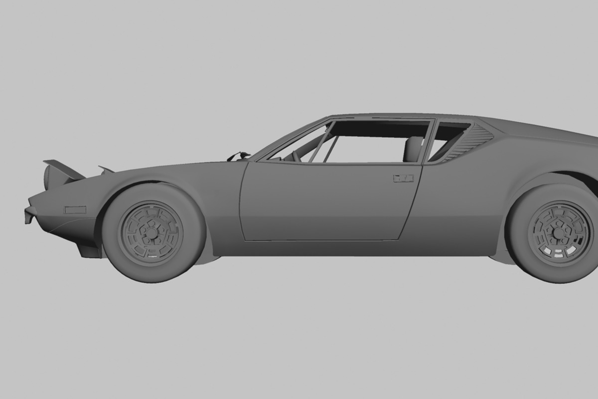 1971 De Tomaso Pantera, a Cars & Vehicle 3D Model by valtriiu (Photo 12 of 12)