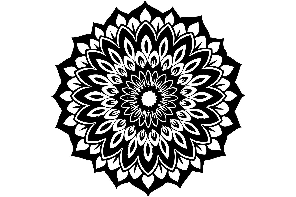Ornamental Mandala Vector, an Object Graphic by Creativeshirt (Photo 15 of 19)