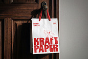 Paper Shopping Bag Mockup, a Packaging Mockup by Designer Dude (Thumbnail 1 of 2)