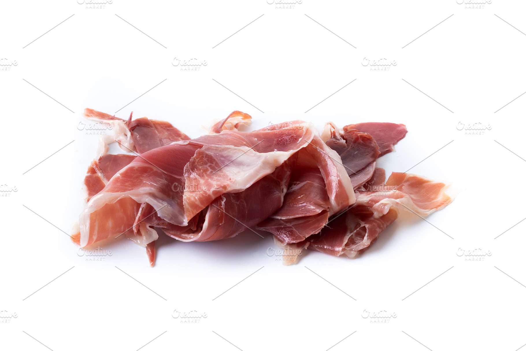Slices of Spanish Serrano Ham, a Food & Drink Photo by etorres69