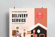 Online Home Delivery Service, a Flyer Template by MightyDesign (Thumbnail 2 of 8)