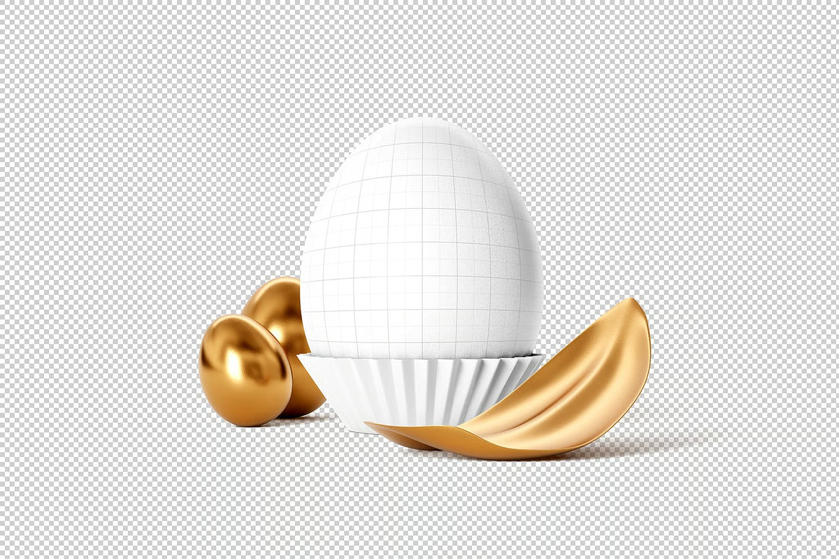 Easter Egg Mockup, a Product Mockup by zpackcreative (Photo 3 of 4)