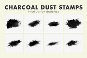 Charcoal Dust Photoshop Brushes, a Brush Add-On by AB-TheDesigner (Thumbnail 3 of 4)