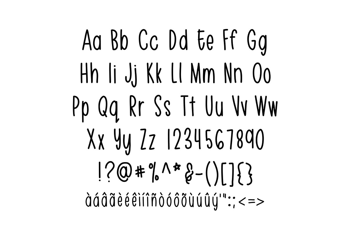 Rad Notepad - A Hand Lettered Font preview 3