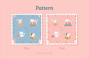 Cats illustration pack & patterns, a Graphic by Nina Bered Illustration (Thumbnail 4 of 6)
