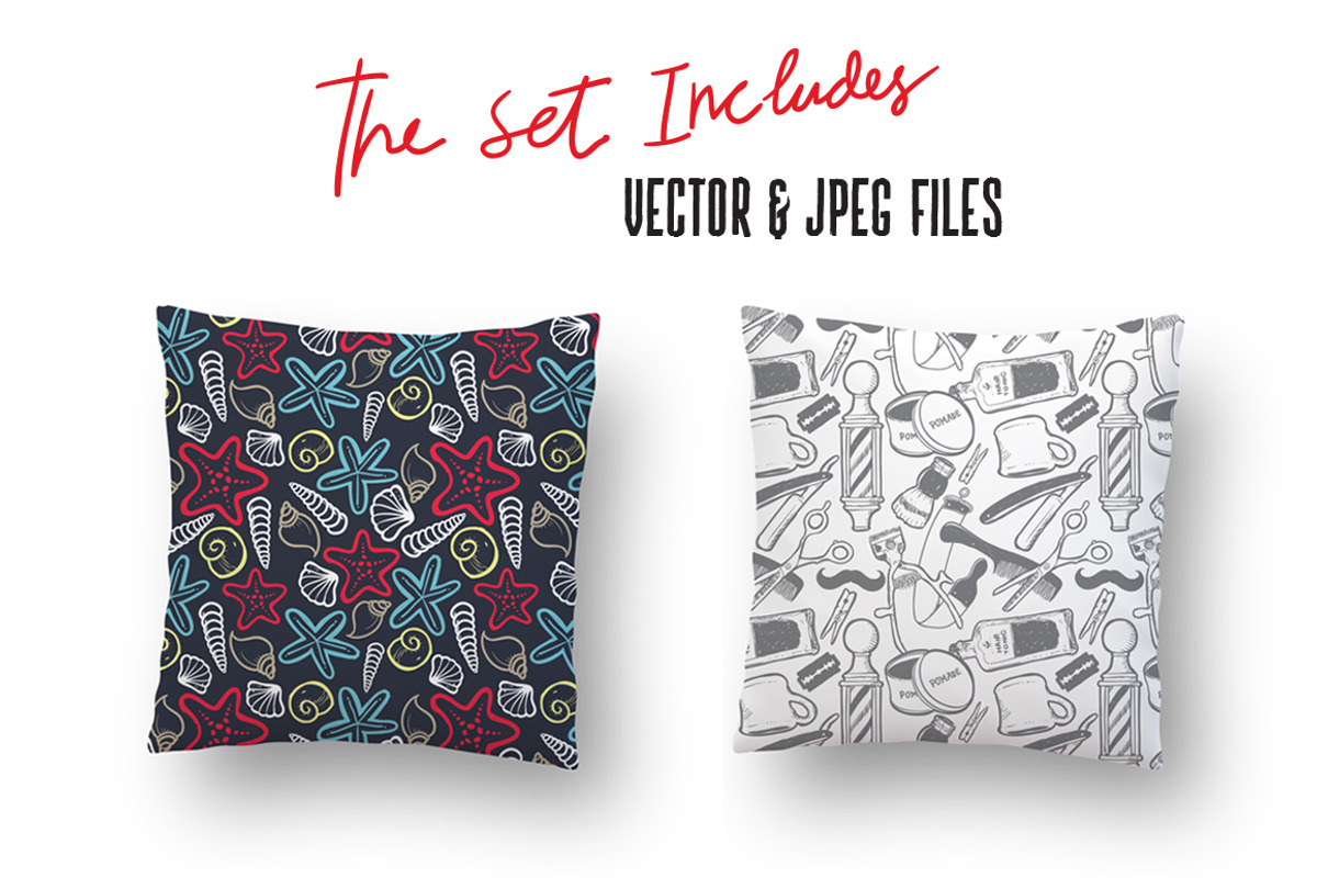 $4 Special Price - Seamless Patterns, a Pattern Graphic by Aksa & Nusa Co. (Photo 2 of 4)