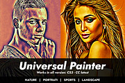 BUNDLE! 18 in 1 Oil Painting Effect, an Action Add-On by U_Design (Thumbnail 16 of 19)