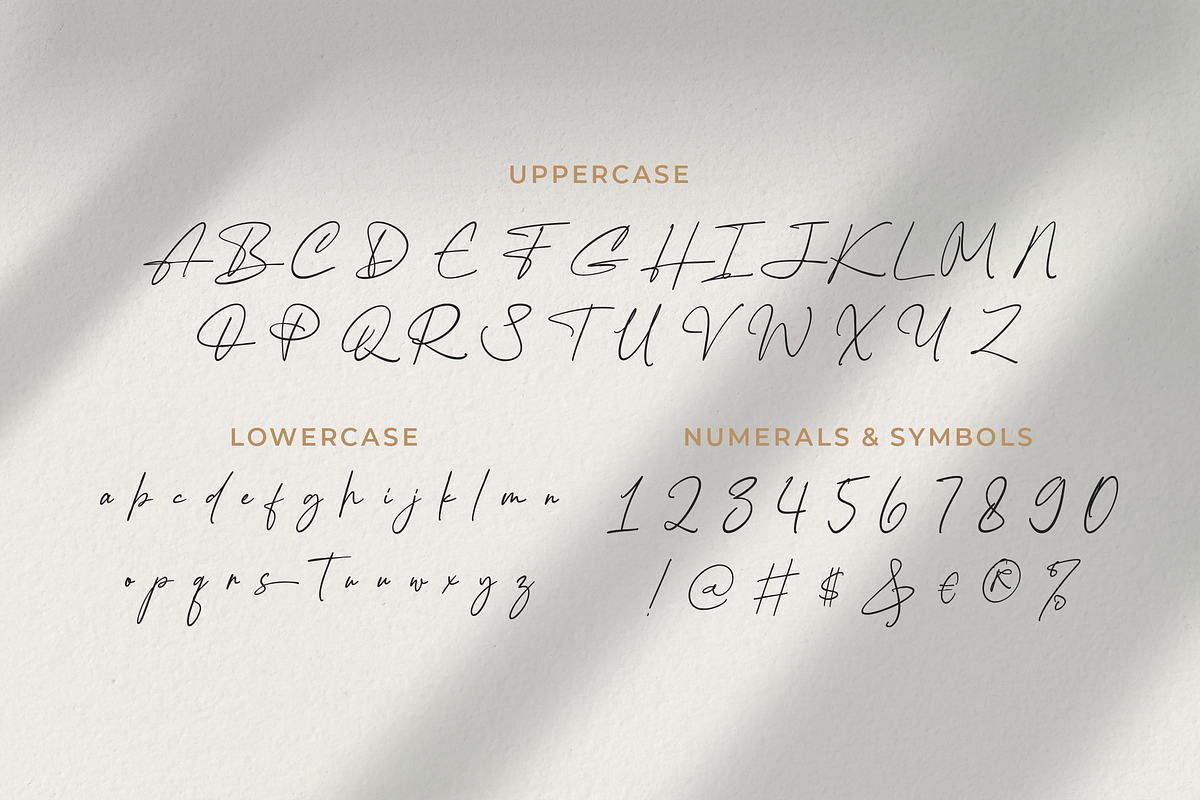 Brilliany Modern and Elegant Font, a Handwritten Font by Graphue (Photo 4 of 9)