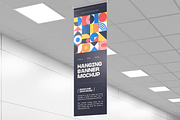 Banner Mockup - Hanging Ceiling View, a Mockup by graphicsauce (Thumbnail 4 of 4)