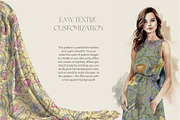 Pomegranate flower seamless patterns, a Pattern Graphic by Elen-Lane (Thumbnail 3 of 6)