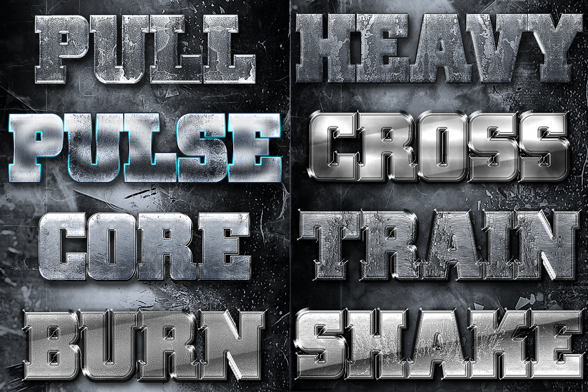 32 Fitness and Exercise Styles Vol 1, a Layer Style Add-On by DesignFathoms (Photo 3 of 5)