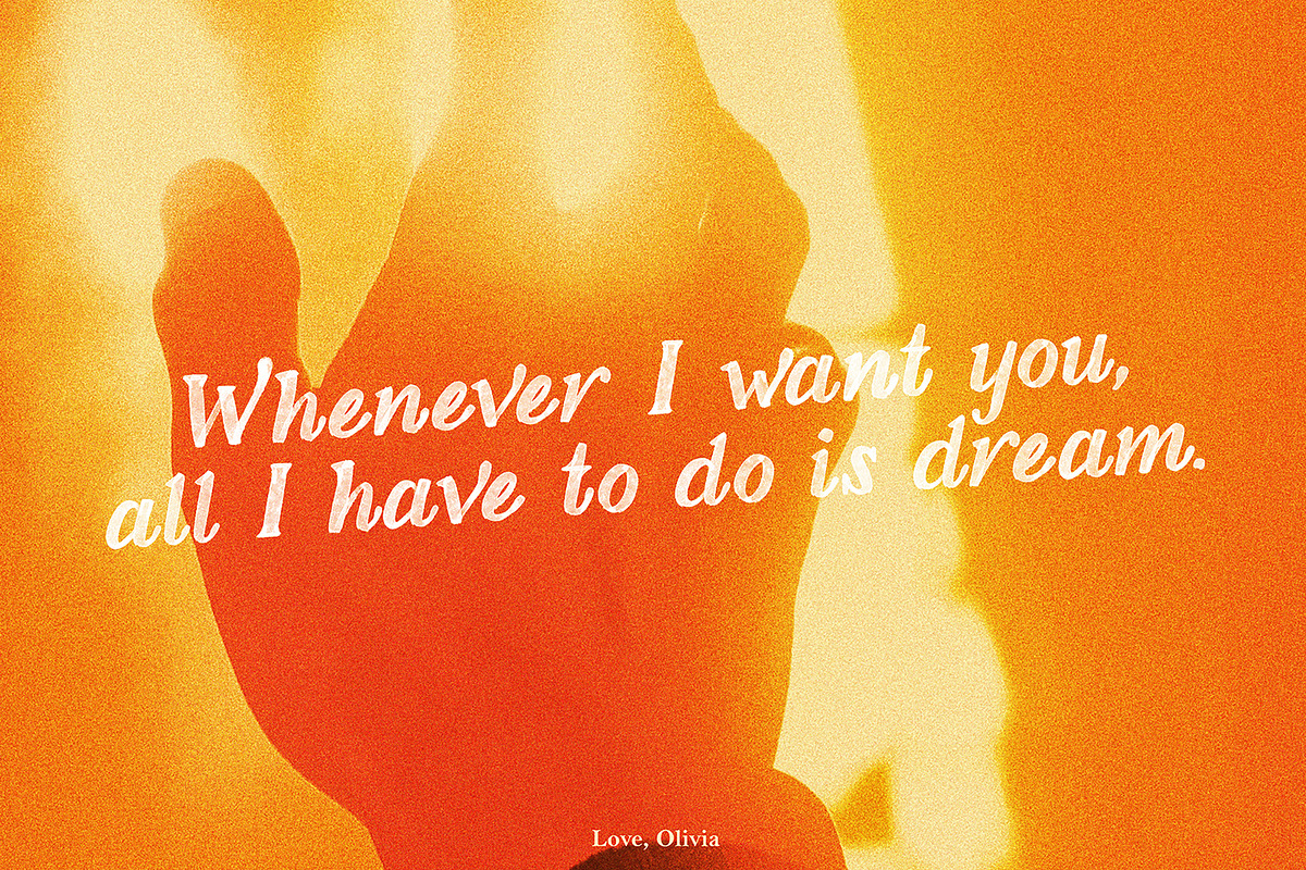 Love, Olivia | Vintage SVG Font, a Script Font by Ryn Pojas (Photo 2 of 7)