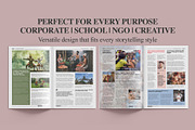 Modern Newsletter Template for Canva, a Magazine Template by Oshin Design (Thumbnail 3 of 6)
