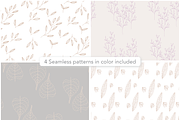 Lovely Leaves & Flowers, a Pattern Graphic by Suphansa (Thumbnail 7 of 8)