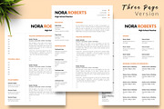 Teacher CV Bundle / Resume - Nora, a Resume Template by Templates Design Co. (Thumbnail 4 of 17)