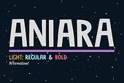 Aniara, a Sans Serif Font by Gustav & Brun (Thumbnail 1 of 4)