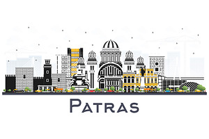 Patras Greece City Skyline