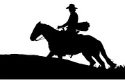 Cowboy Horse Rider SVG Bundle, a Graphic by Creativeshirt (Thumbnail 10 of 13)